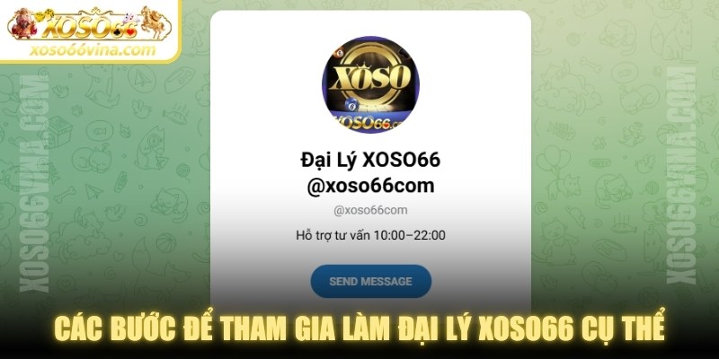 Các bước để tham gia làm đại lý XOSO66 cụ thể, chi tiết