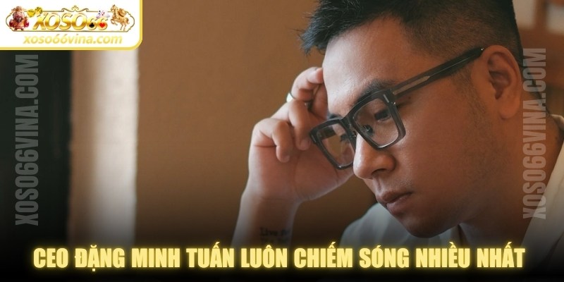 CEO Đặng Minh Tuấn luôn chiếm sóng nhiều nhất trong giới game