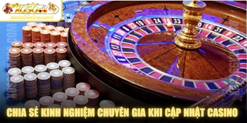Chia sẻ kinh nghiệm chuyên gia khi cập nhật casino thế giới