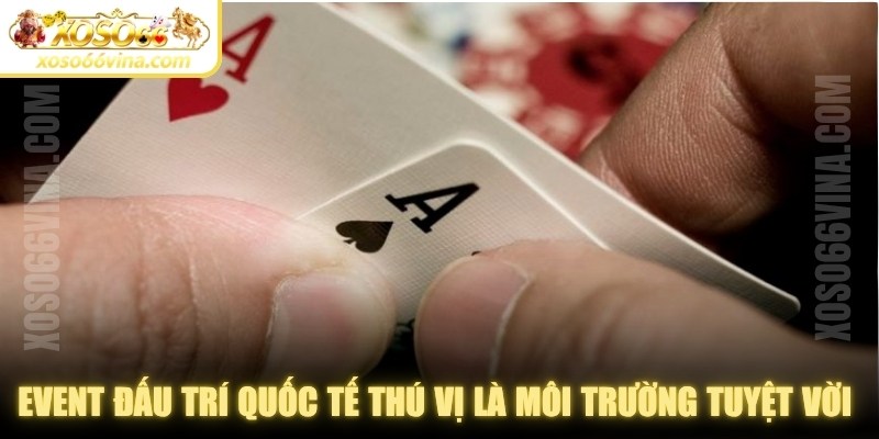 Event đấu trí quốc tế thú vị là môi trường tuyệt vời để giao lưu